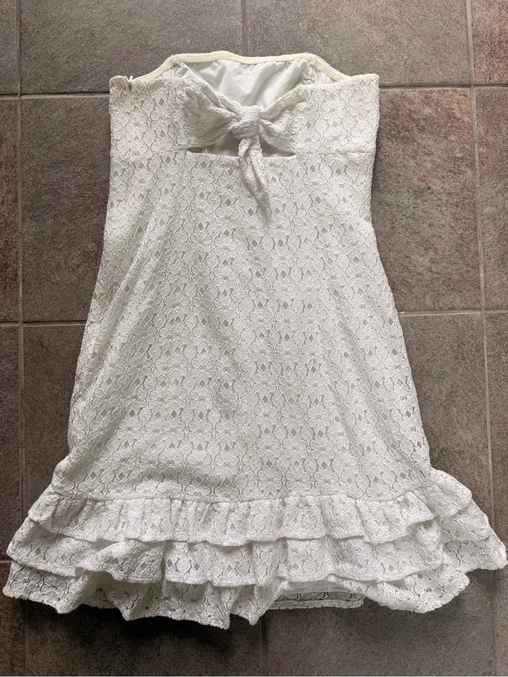 Lilly Pulitzer Resort White Franco Strapless Empire Waist Dress NWOT 4 - Picture 3 of 5